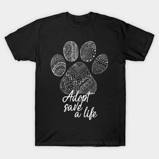 Paw print T-Shirt by irenePueblas